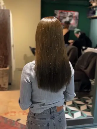 セミロング カラーモデル募集中 ブリーチなし露口峻大のヘアスタイル