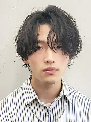 パーマ メンズ フェザーパーマ原宿 fifth 凜空のヘアスタイル