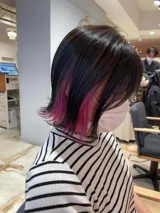 ミディアム カラー 新宿御苑前/新宿 Ryuseiのヘアスタイル