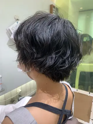 パーマ デジタルパーマ🫧 韓国風ヘア🫧サクラのヘアスタイル
