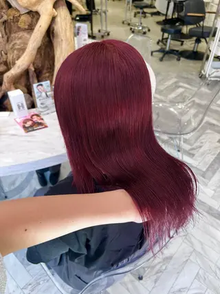 セミロング カラー 縮毛矯正/ アイリスト/ゆきなのヘアスタイル