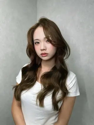 ロング カラー ワンホン/エクステ ケラチン/Kaitoのヘアスタイル