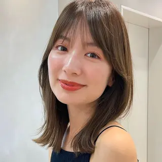 ミディアム 表参道レイヤー Kinoのヘアスタイル