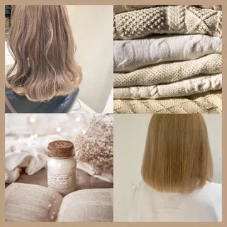 ミディアム カラー カジュアルを女っぽく 𝗮𝘆𝗮𝗰𝗼のヘアスタイル