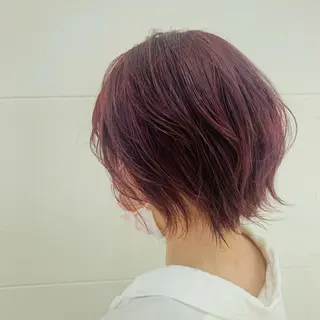 ショート カラー ヘアアレンジ 🤍小田 恵美🤍のマツエク・マツパデザイン