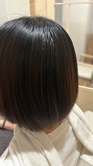 ミディアム カラー 似合わせ 顔周りYUUGAのヘアスタイル