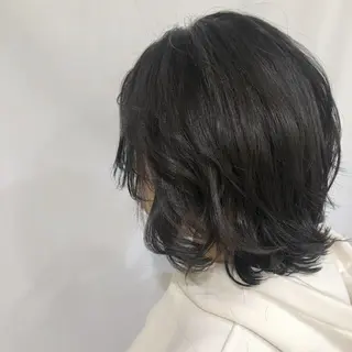 ミディアム 美谷添(ミヤゾエ) まどか大人ヘアサロンのヘアスタイル