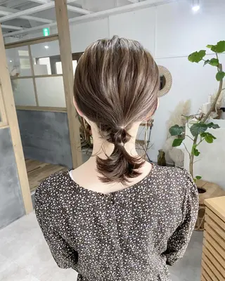 ショート カラー ヘアアレンジ ひなの .のその他イメージ
