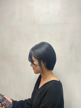 ショート 🧸顔周りカット /透明感🎀のヘアスタイル