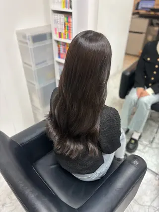カラー パドゥプロン あんずのヘアスタイル