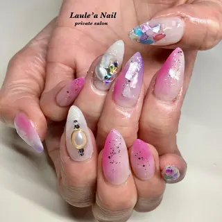 ショート ネイル マツエク・マツパ 福田 加奈のネイルデザイン