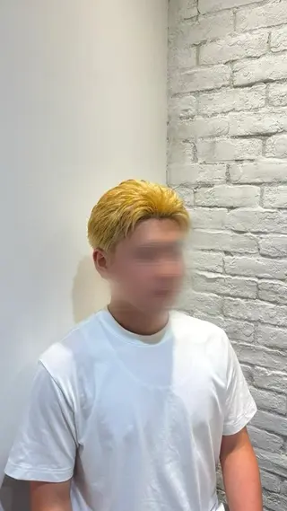 ショート カラー メンズ EARTH三鷹 KOKOROのヘアスタイル