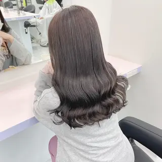 ロング カラー 💕コテ巻き風パーマ 💕KEIYA 💕のヘアスタイル