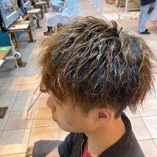 カラー パーマ メンズ 朝3分でキマる 村上陸のヘアスタイル
