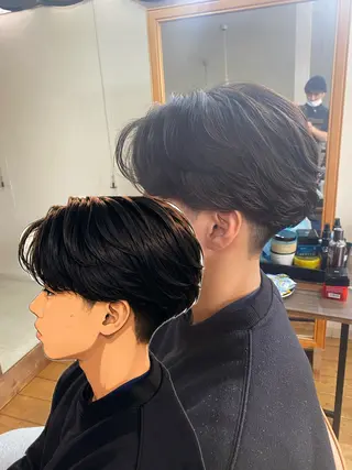 メンズ タカハシ ユウヤのヘアスタイル