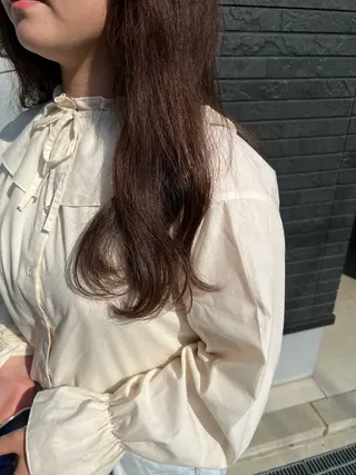 ロング カラー 黒阪 なみのヘアスタイル