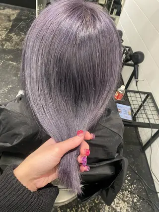 カラー サイレント美容師 アイリィのヘアスタイル