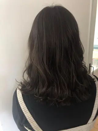 セミロング カラー 韓国hair ·͜· watanabeのヘアスタイル