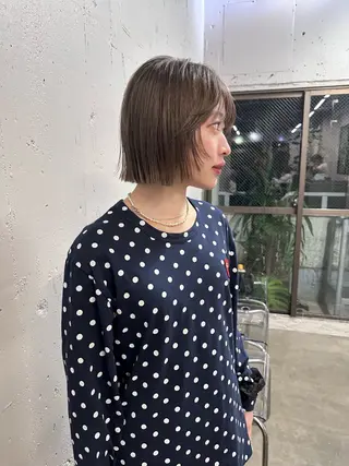 ショート カラー ハイトーン レイヤー🎀meiのヘアスタイル