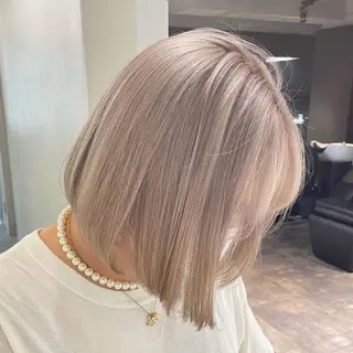 ミディアム カラー 【🥀履歴修正🥀】 ハイトーン職人/拓真のヘアスタイル