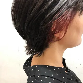 ショート カラー 久保田 千尋のヘアスタイル