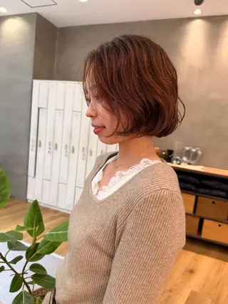 ショート パーマ ボブ指名No.1/ ボブパーマ/ユキのヘアスタイル