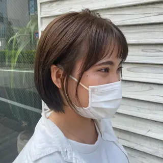 ショート カラー 🪭risa 暖色/レイヤー🪭のヘアスタイル