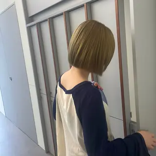 ショート カラー 髪質改善カラー/ボブ 🌻Mutsumiのヘアスタイル