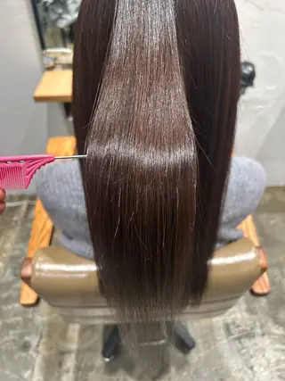 ロング 髪質改善/縮毛矯正 調布/川合希実のヘアスタイル