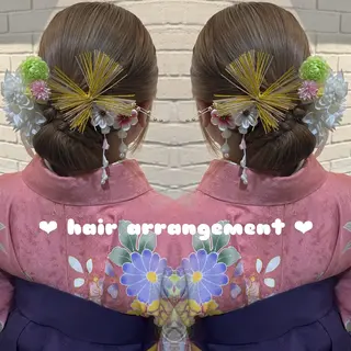 ヘアアレンジ 🫧🧸カラーヘアメ 🫧MIO🧸🫧のヘアスタイル