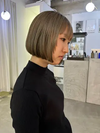 ミディアム 杉水 葉月のヘアスタイル