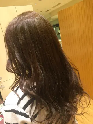 ロング カラー 乾かすだけで艶髪酸性 ストレート髙橋悠耶のヘアスタイル