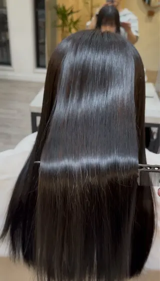 ロング 美髪矯正・ブリーチ 矯正🫧秋元ゆたかのヘアスタイル