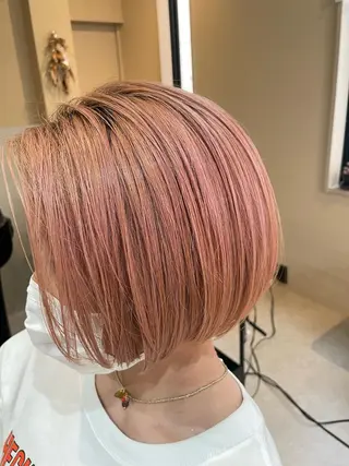 ショート カラー hair salon mokuri〜木音〜のヘアスタイル