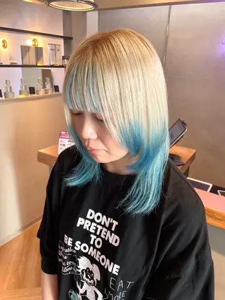 ミディアム カラー 16日~benji 福間店です　長木のヘアスタイル