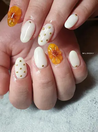 ネイル 3dパーツ/流行り 👧shushu❤️のネイルデザイン