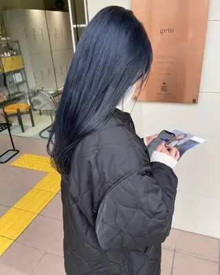 セミロング 千原 海颯のヘアスタイル