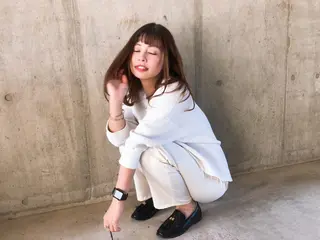 ミディアム カラー tuuli トゥーリのヘアスタイル