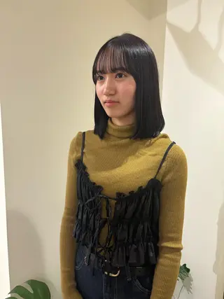 セミロング natsuki /HUIのヘアスタイル