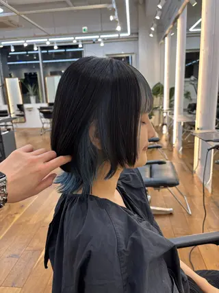 ショート カラー ハードパーマ Rico💜のヘアスタイル