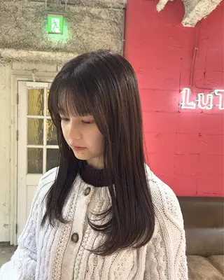 セミロング カラー 透明感カラー/ Reika☁️ིྀのヘアスタイル