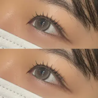 マツエク・マツパ 韓国風艶髪カラー× 束感まつ毛🎀miuのマツエク・マツパデザイン