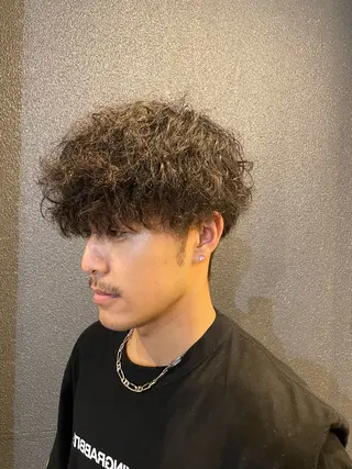ショート カラー パーマ メンズ 🔥スパイラル特化 🔥しょうたのヘアスタイル