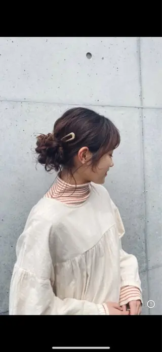 ヘアアレンジ 透明感カラー 🦙なりたりみのヘアスタイル