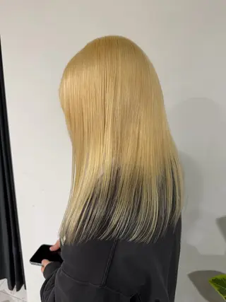 ミディアム カラー coco ハルヒのヘアスタイル