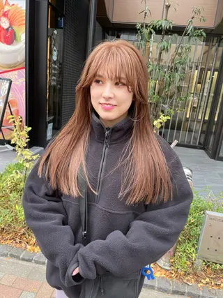 ロング カラー 久保田 千尋のヘアスタイル