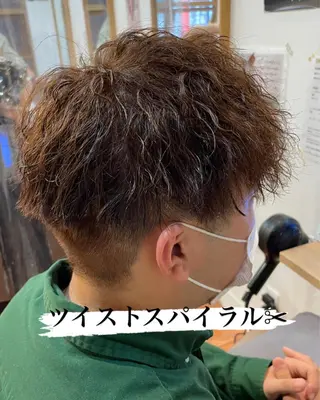 パーマ メンズ 美髪ストレート/ メンズヘア/中田海斗のヘアスタイル