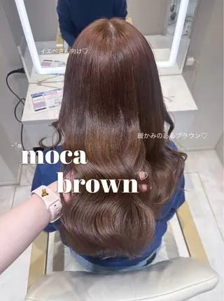 ロング 桃瀬 綾音 カラー/縮毛募集中♡のヘアスタイル