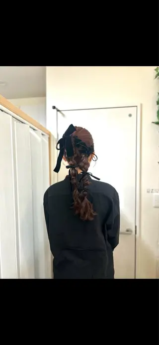 ヘアアレンジ AYA/ヘアセット/ メンズ/コーンロウのヘアスタイル