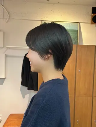 ショート 綾/ベージュカラー /パーマ🩰のヘアスタイル